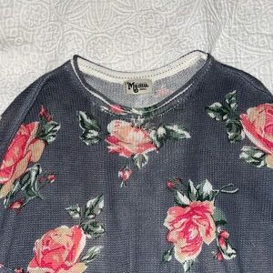 Show Me Your Mumu Floral Sweater